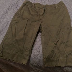 Black knee length shorts